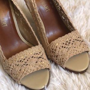 Colin Stuart Peep Toe Heels